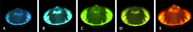 Five CVD synthetic diamond melee Five CVD synthetic diamond melee