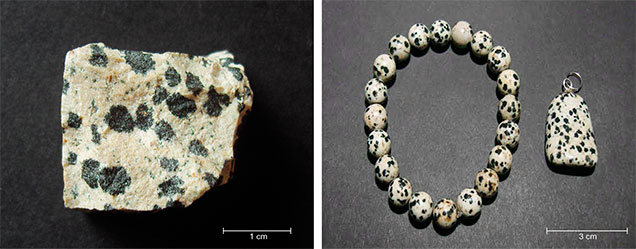 Dalmatian stone samples