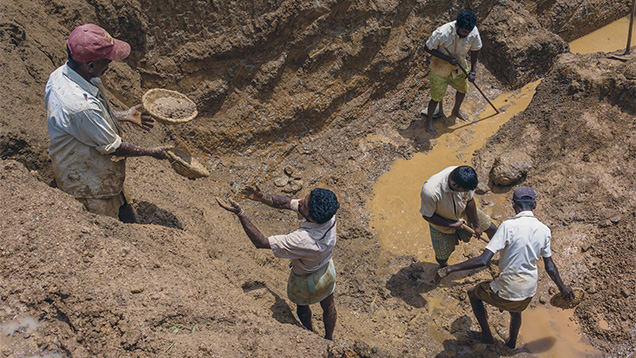 Traditional mining Traditional mining