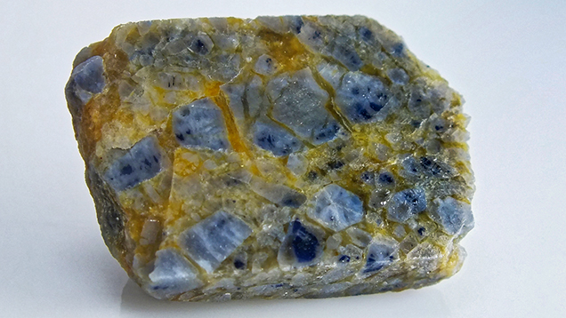 Corundum-bearing rock sample from Sutara, Russia Corundum-bearing rock sample from Sutara, Russia
