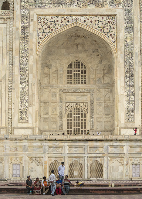 Eastern façade of the Taj Mahal