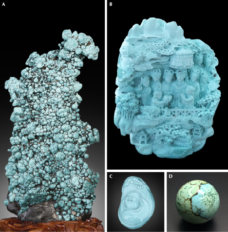 High-quality turquoise products from Hubei Province High-quality turquoise products from Hubei Province