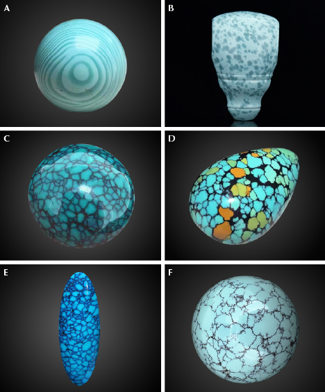 Turquoise Patterns from Hubei Province Turquoise Patterns from Hubei Province