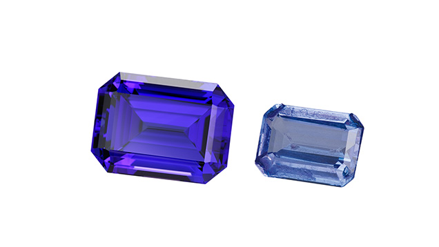 Coated Tanzanite Coated Tanzanite