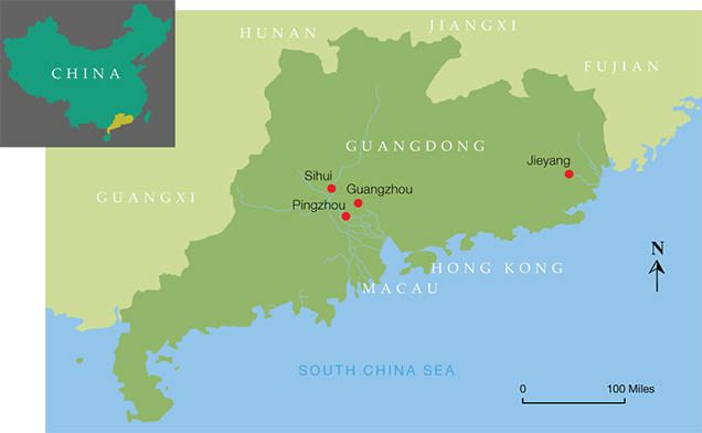 Guangdong Map
