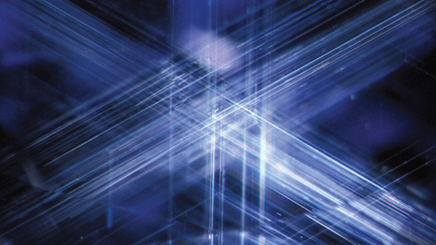 Intersecting Rutile Needles