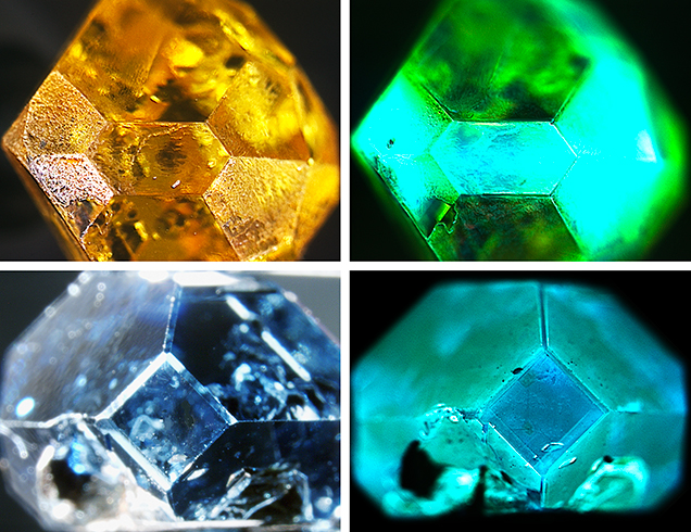 DiamondView fluorescence reactions of HPHT synthetics DiamondView fluorescence reactions of HPHT synthetics