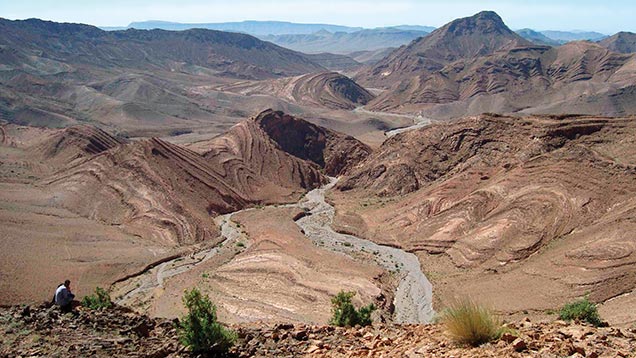 Aerial view near Boudi, Morocco Aerial view near Boudi, Morocco