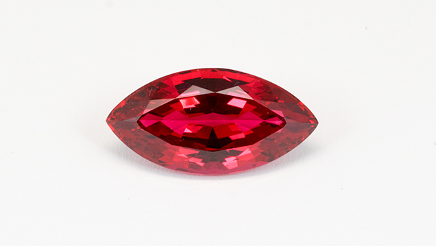 Tanzanian marquise-cut spinel