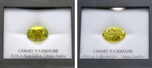 “Canary” tourmalines “Canary” tourmalines