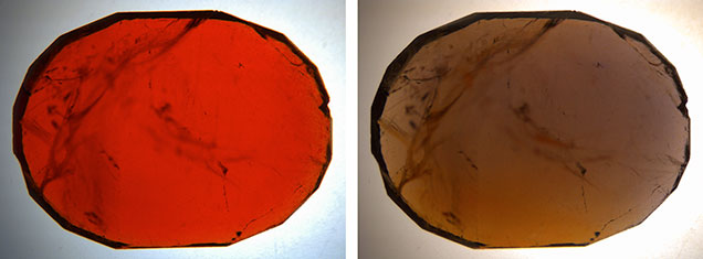 Pleochroism in Cordierite Pleochroism in Cordierite
