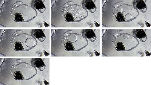 Phase changes in sapphire Phase changes in sapphire