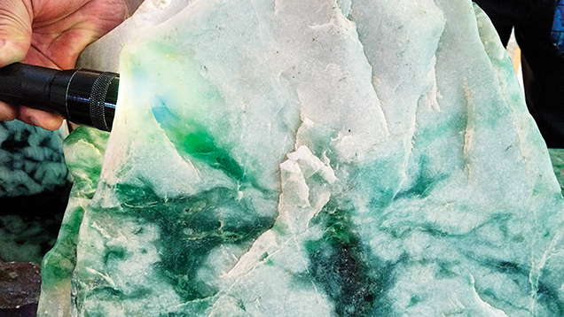 Jadeite boulder from Itoigawa, Japan Jadeite boulder from Itoigawa, Japan
