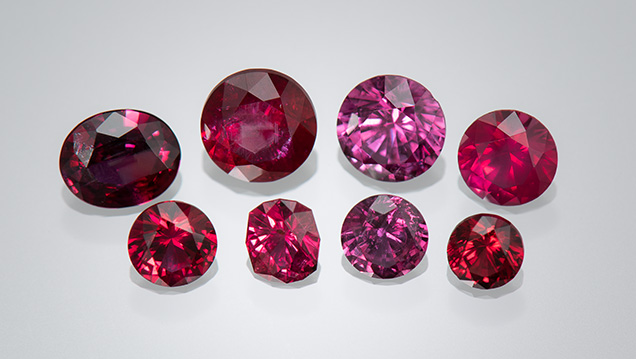 Rubies from Rock Creek, Montana.