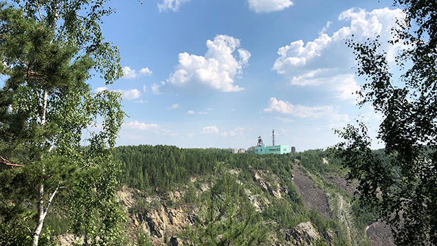 The Malysheva emerald mine in Russia. The Malysheva emerald mine in Russia.