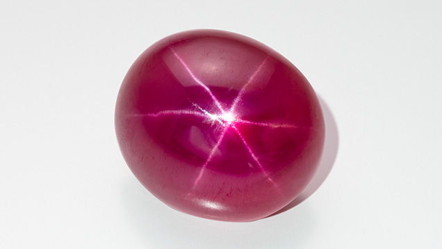 Star ruby cut by David Nassi. Star ruby cut by David Nassi.