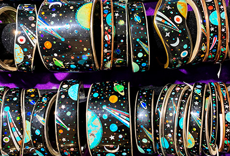 Bangles from David R. Freeland Jr. Designs. Bangles from David R. Freeland Jr. Designs.