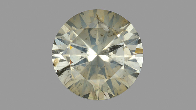 CVD film on 0.27 ct diamond