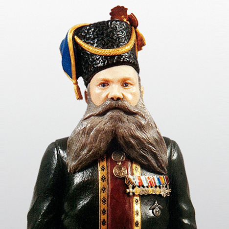 Fabergé hardstone figure of Kudinov Fabergé hardstone figure of Kudinov