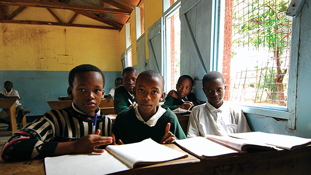 Schoolchildren in Arusha, Tanzania. Schoolchildren in Arusha, Tanzania.