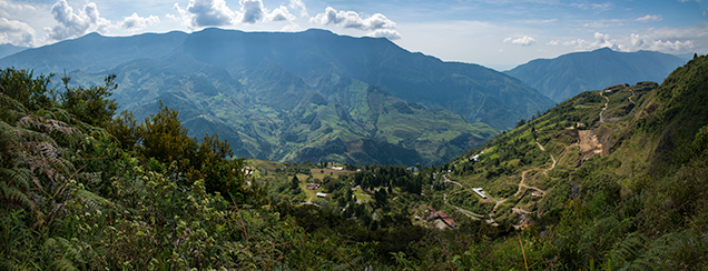 View of the principal mining claims at Chivor in 2015 View of the principal mining claims at Chivor in 2015