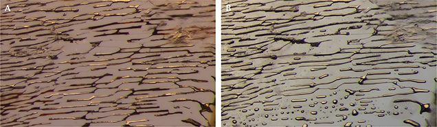 Tube channels in Madagascar sapphires before and after heating