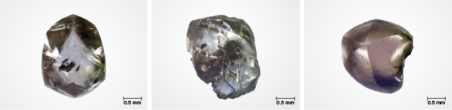 Rough diamonds collected from Crater of Diamonds State Park. Rough diamonds collected from Crater of Diamonds State Park.
