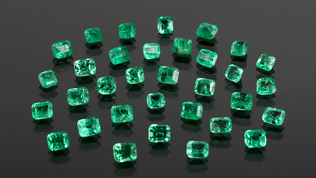 Thirty-three emeralds originally set in Napoleon III’s coronation crown. Thirty-three emeralds originally set in Napoleon III’s coronation crown.