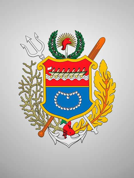 Coat of arms of Nueva Esparta, Venezuela. Coat of arms of Nueva Esparta, Venezuela.