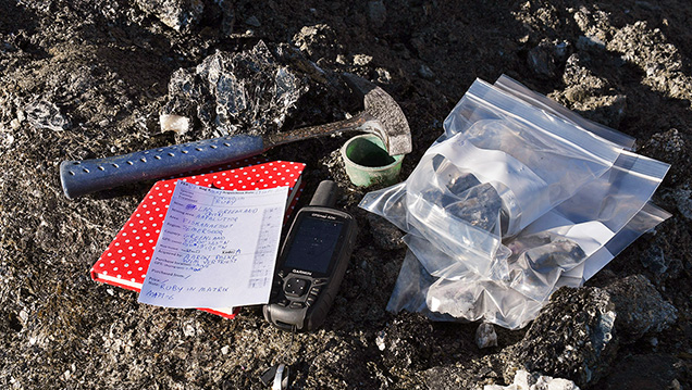 Greenland ruby samples in matrix Greenland ruby samples in matrix
