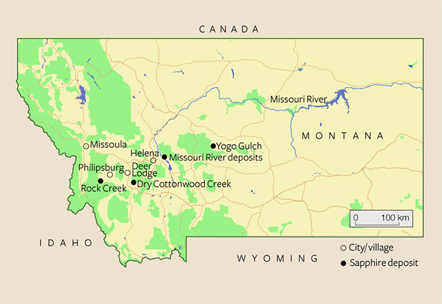 W15-Zwaan-fig1-v2_194394-636x437.jpg. Locations of Montana sapphire deposits