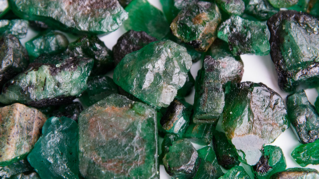 Rough Zambian emeralds acquired by Samit Emeralds Rough Zambian emeralds acquired by Samit Emeralds