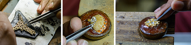 Manufacturing traditional kundan jewelry Manufacturing traditional kundan jewelry