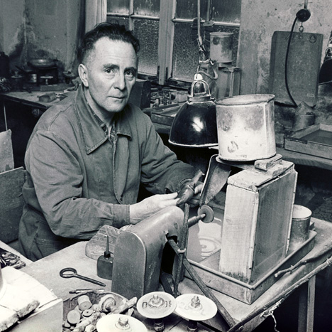 Paul Dreher in his studio Paul Dreher in his studio