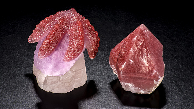 Patrick Dreher strawberry quartz starfish Patrick Dreher strawberry quartz starfish
