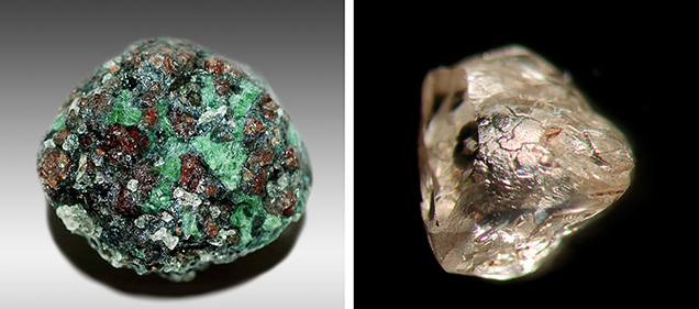 Fibrous cubic diamond from Wawa