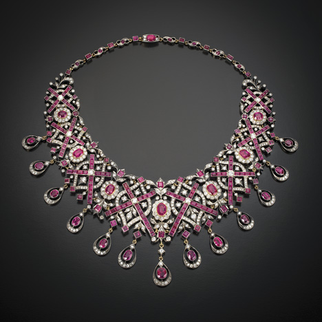 Burmese ruby necklace Burmese ruby necklace