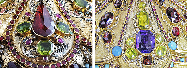 Gemstones from the Limburg monstrance and the Cologne monstrance Gemstones from the Limburg monstrance and the Cologne monstrance