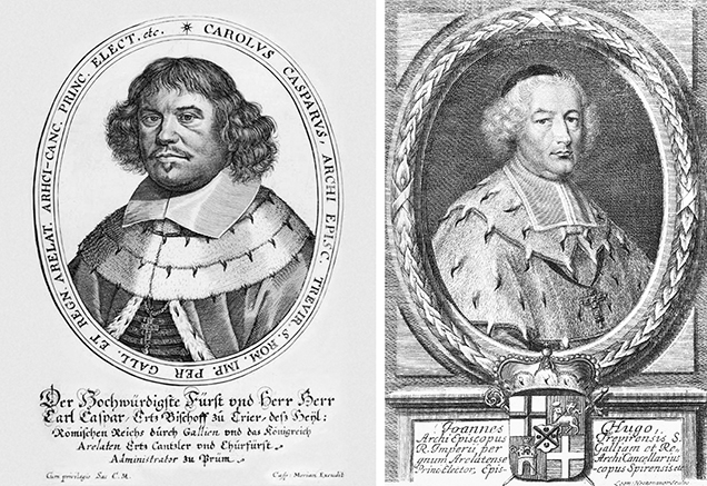 Two of the Archbishops and Prince-Electors of Trier Two of the Archbishops and Prince-Electors of Trier