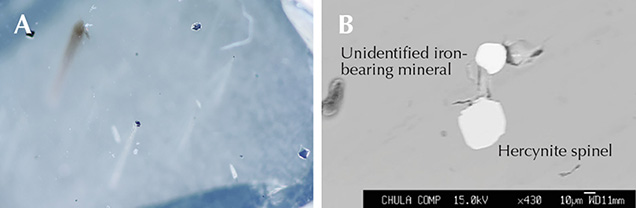 Unidentified iron-bearing inclusions in sapphires from southern Vietnam Unidentified iron-bearing inclusions in sapphires from southern Vietnam
