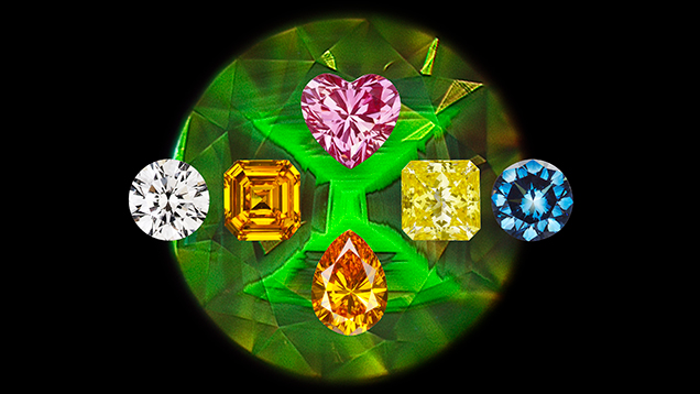 Major colors of HPHT synthetic diamonds Major colors of HPHT synthetic diamonds