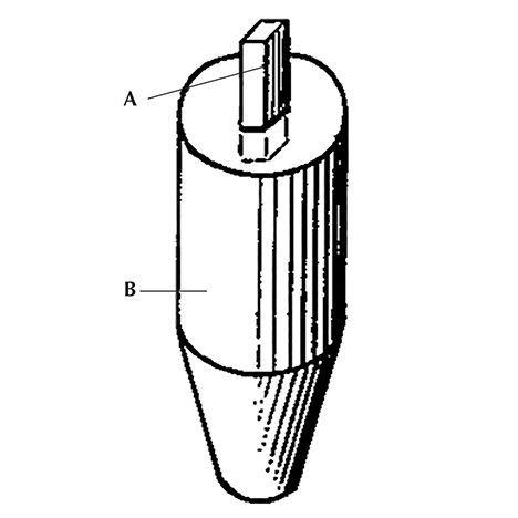 Patent drawing for synthetic star corundum by Linde Patent drawing for synthetic star corundum by Linde