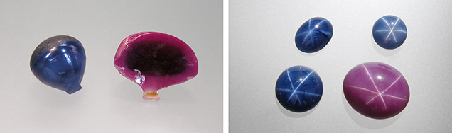 Synthetic star corundum by Wiede’s Carbidwerk Synthetic star corundum by Wiede’s Carbidwerk