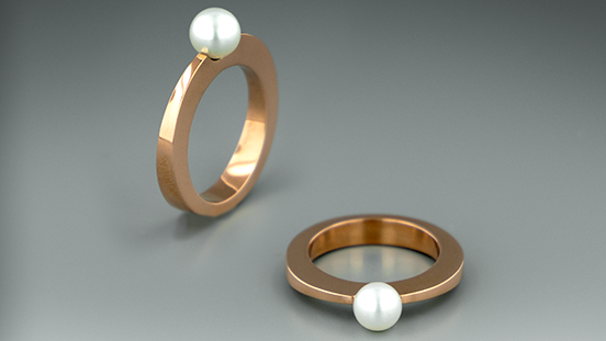 Learn to move metal with precise strokes of a hammer to forge the shape of this timeless ring. Skills include fabrication, sawing, and creating a peg to set a pearl or bead. Learn to move metal with precise strokes of a hammer to forge the shape of this timeless ring. Skills include fabrication, sawing, and creating a peg to set a pearl or bead.