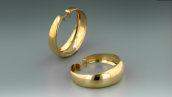 Explore the plasticity of metal and form a pair of self-closing hoop earrings using brass sheet. Learn skills like forming fundamentals, how to apply a pattern, and how to create reusable templates. Explore the plasticity of metal and form a pair of self-closing hoop earrings using brass sheet. Learn skills like forming fundamentals, how to apply a pattern, and how to create reusable templates.