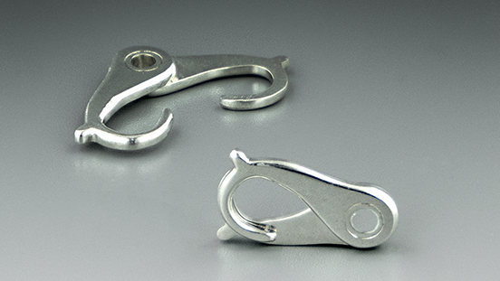 Use sterling silver to create this vintage clasp – one of the strongest and most versatile closures. Learn skills like precise sawing and filing of matching parts and joining using cold connection. Use sterling silver to create this vintage clasp – one of the strongest and most versatile closures. Learn skills like precise sawing and filing of matching parts and joining using cold connection.