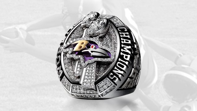 Baltimore Ravens Super Bowl XLVII Ring