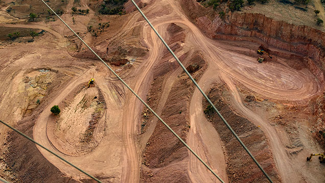 Open-pit mine