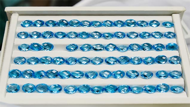Treated Blue Topaz Treated Blue Topaz