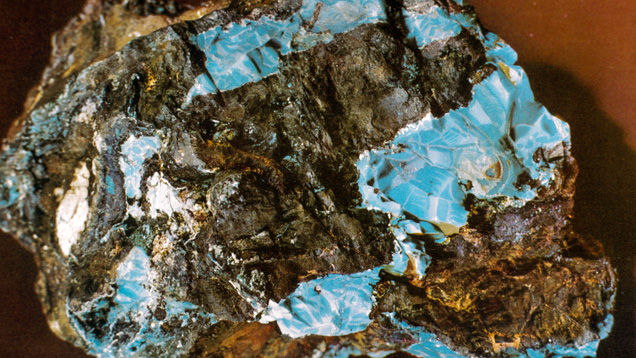 Turquoise in its Host Rock